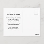  brievenbus Nieuw Adres Bewegend Briefkaart (Achterkant)