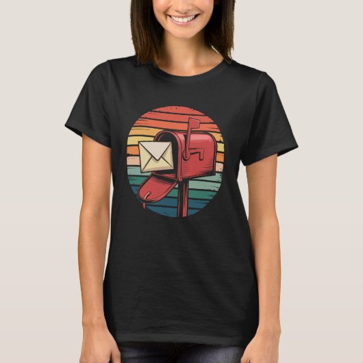 Brievenbus Postbode Postbezorger T-shirt (Voorkant)