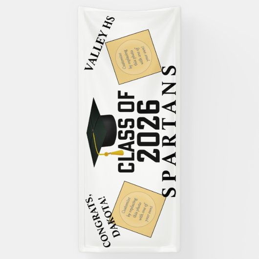 Brievenbus van 2026 spandoek (Verticaal)