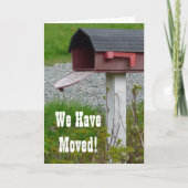 Brievenbus van het Land van de adreswijziging De Aankondiging (Voorkant)