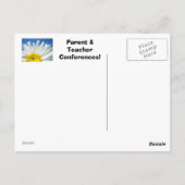 Brievenkaarten ouder- & docentenconferenties Schoo Briefkaart (Achterkant)