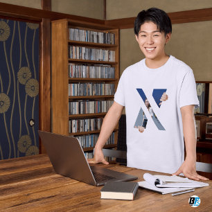Brievenportret Vintage Met Foto Meesterwerk T-shirt