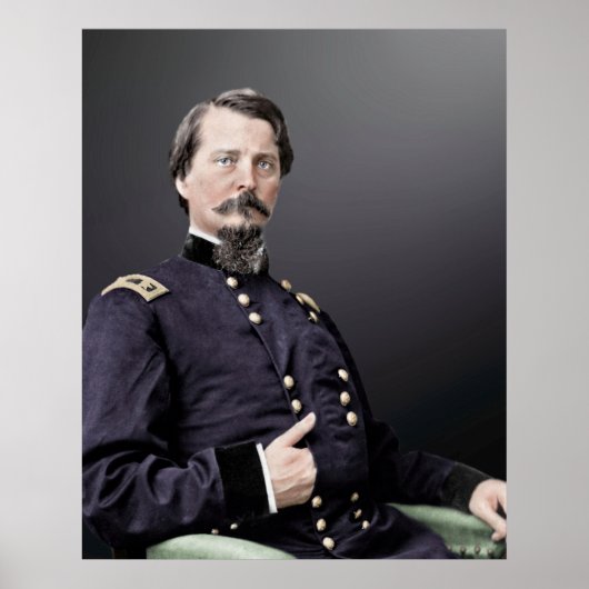 Brig. General Winfield Hancock Poster (Voorkant)
