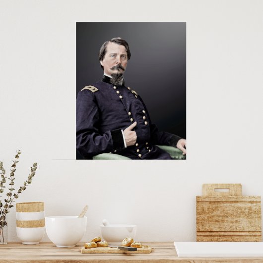 Brig. General Winfield Hancock Poster (Keuken)