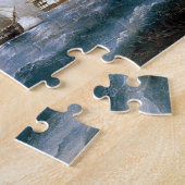 Brig Mercury aangeslagen door twee Turkse schepen Legpuzzel (Zijkant)