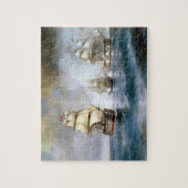 Brig Mercury aangeslagen door twee Turkse schepen Legpuzzel (Verticaal)