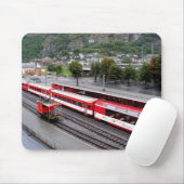 Brig station in Zwitserland Muismat (Met muis)