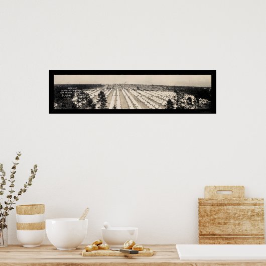 Brigade Camp Jackson Foto 1918 Poster (Keuken)