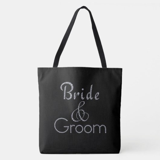 Brigade-relen en aangepaste achtergrondkleur tote bag (Voorkant)