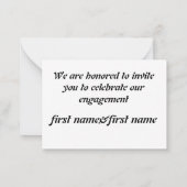 brigadefeest notitiekaartje (Achterkant)