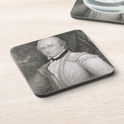 Brigadegeneraal Daniel Morgan (1736-1802) engrav Onderzetter (Linkerzijde)