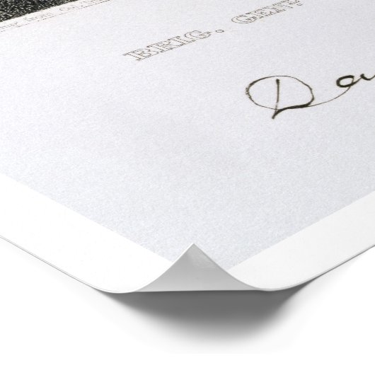 Brigadegeneraal Daniel Morgan (1736-1802) engrav Poster (Hoek)