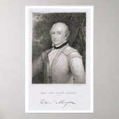 Brigadegeneraal Daniel Morgan (1736-1802) engrav Poster (Voorkant)