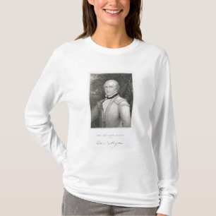 Brigadegeneraal Daniel Morgan (1736-1802) engrav T-shirt
