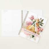 brigadegeneraal & gouden rozen gepersonaliseerde planner (Display)