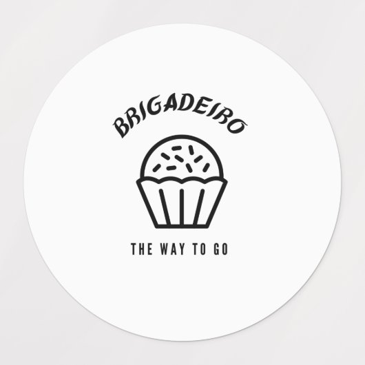 Brigadeiro weg labels (Design 1)