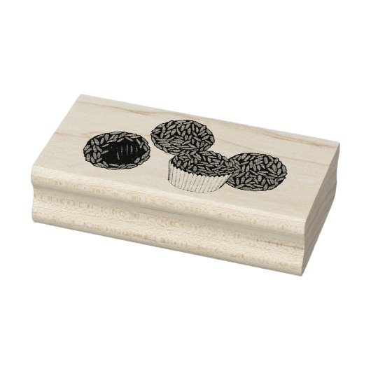 Brigadeiros Braziliaanse Chocolade Truffels Desser Rubberstempel (Stempel)