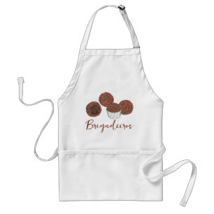 Brigadeiros Braziliaanse Chocolade Truffels Desser Standaard Schort