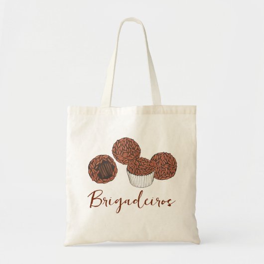 Brigadeiros Braziliaanse Chocolade Truffels Desser Tote Bag (Voorkant)