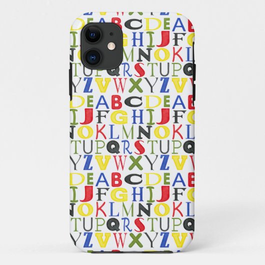Brigadekleurige brieven van Megan Meagher Case-Mate iPhone Case (Achterkant)