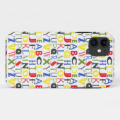 Brigadekleurige brieven van Megan Meagher Case-Mate iPhone Case (Achterkant (horizontaal))