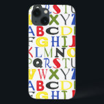 Brigadekleurige brieven van Megan Meagher iPhone 13 Hoesje<br><div class="desc">Proberen je kinderen hun bc's te leren? Ken je een school die een beetje educatieve kunst kan gebruiken in hun klaslokalen? Koop dan deze afdruk van helder gekleurde letters van Megan Meagher!</div>