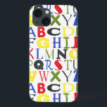 Brigadekleurige brieven van Megan Meagher iPhone 13 Hoesje<br><div class="desc">Proberen je kinderen hun bc's te leren? Ken je een school die een beetje educatieve kunst kan gebruiken in hun klaslokalen? Koop dan deze afdruk van helder gekleurde letters van Megan Meagher!</div>