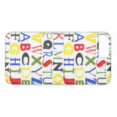 Brigadekleurige brieven van Megan Meagher Case-Mate iPhone Case (Achterkant (Horizontaal))