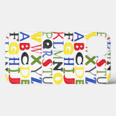 Brigadekleurige brieven van Megan Meagher Case-Mate iPhone Case (Achterkant (horizontaal))