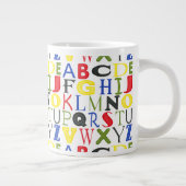 Brigadekleurige brieven van Megan Meagher Grote Koffiekop (Rechts)