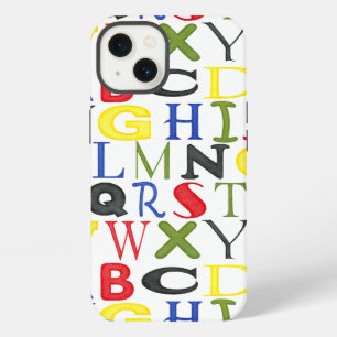 Brigadekleurige brieven van Megan Meagher iPhone 13 Hoesje