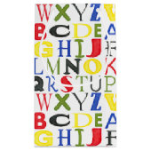 Brigadekleurige brieven van Megan Meagher Klein Cadeauzakje (Achterkant)