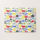 Brigadekleurige brieven van Megan Meagher Legpuzzel (Horizontaal)