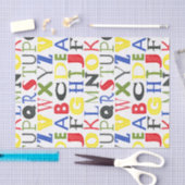 Brigadekleurige brieven van Megan Meagher Tissuepapier (Craft)