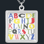 Brigadekleurige brieven van Megan Meagher Zilver Vergulden Ketting<br><div class="desc">Proberen je kinderen hun bc's te leren? Ken je een school die een beetje educatieve kunst kan gebruiken in hun klaslokalen? Koop dan deze afdruk van helder gekleurde letters van Megan Meagher!</div>