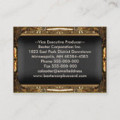 Brigadere Elegant Professional Visitekaartje (Achterkant)