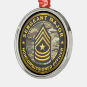 Brigadier-generaal Kerstmis Metalen Ornament (Links)