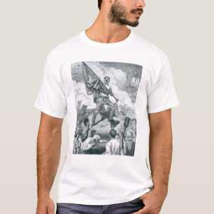 Brigadier Jasper bij de slag om Fort Moultrie T-shirt