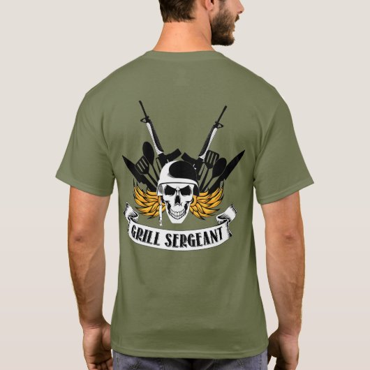 Brigadier (tweezijdig) t-shirt (Achterkant)