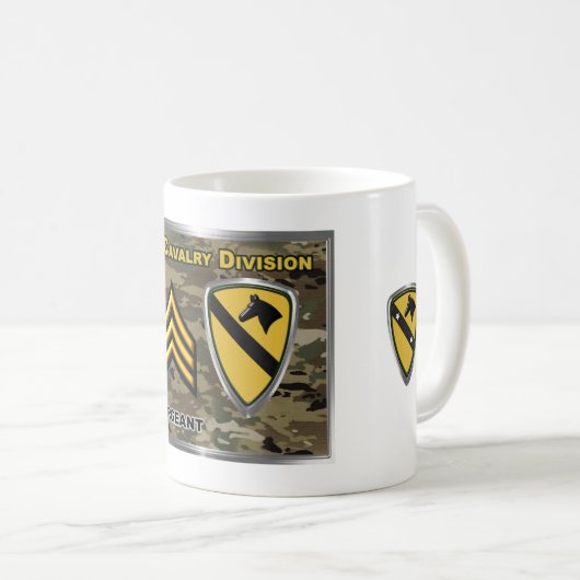 brigadier van de afdeling Cavalry Koffiemok (Voorkant rechts)