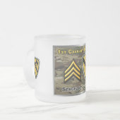 brigadier van de afdeling Cavalry Matglas Koffiemok (Voorkant links)