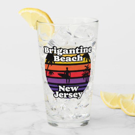 Brigantine Beach, New Jersey Glas (Voorkant ijs)