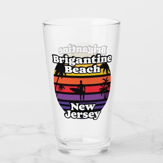 Brigantine Beach, New Jersey Glas (Voorkant)