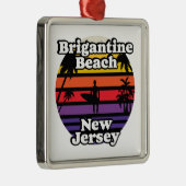 Brigantine Beach, New Jersey Metalen Ornament (Rechts)