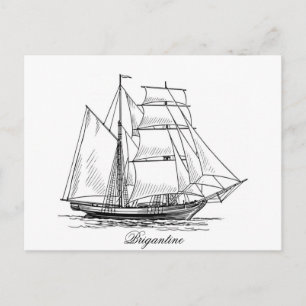 Brigantine Briefkaart