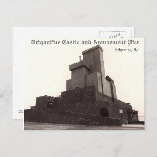 Brigantine Castle Briefkaart #3 (Voorkant / Achterkant)