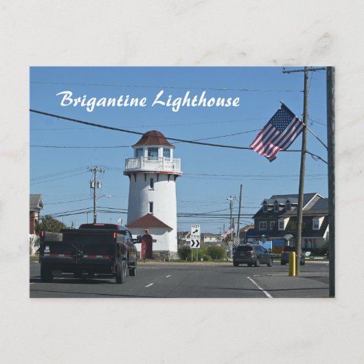 Brigantine Lighthouse Foto Briefkaart (Voorkant)