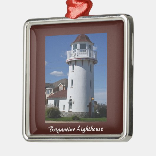 Brigantine Lighthouse Foto Ornament (Links)
