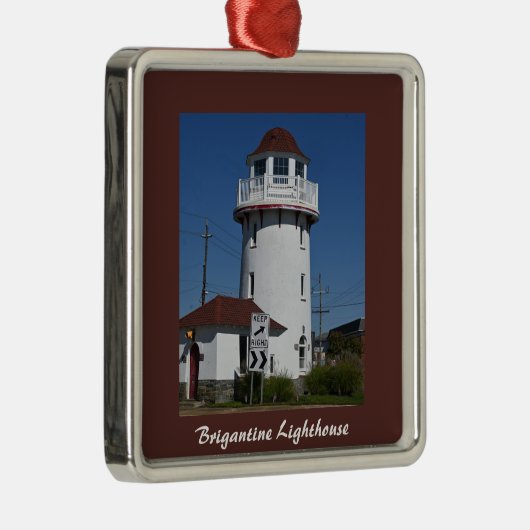 Brigantine Lighthouse Foto Ornament (Rechts)