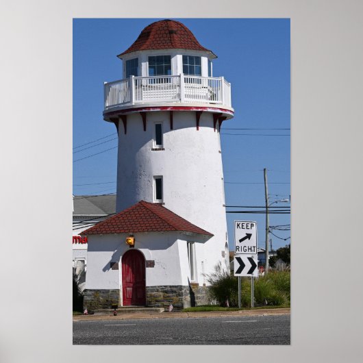 Brigantine Lighthouse Foto Poster (Voorkant)